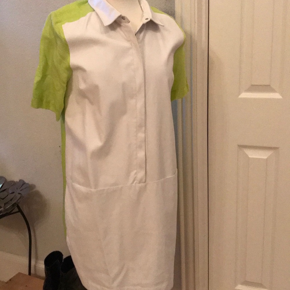 Soft leather like dress sz M